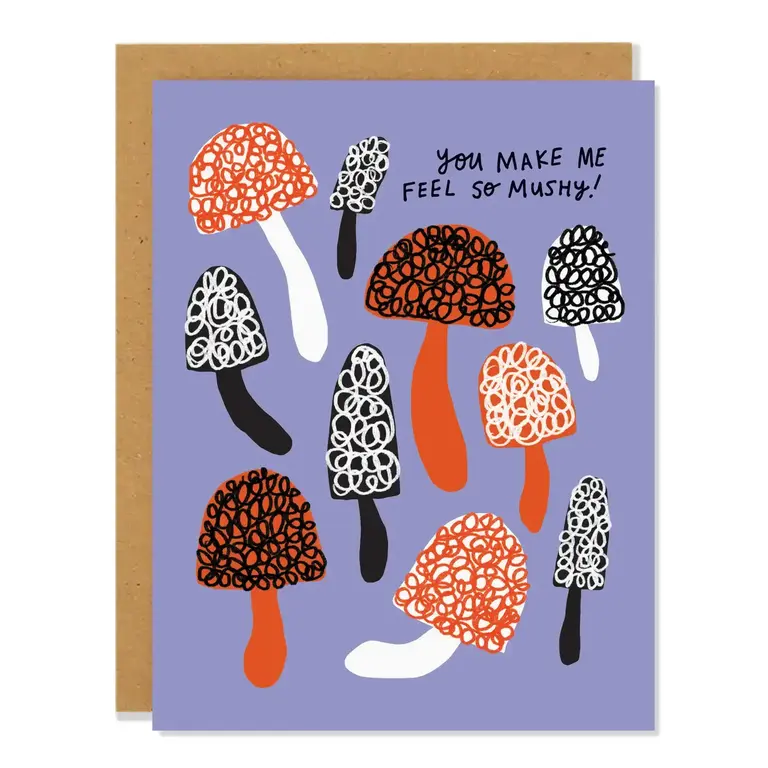 Badger & Burke Badger & Burke Mushy Feelings Card