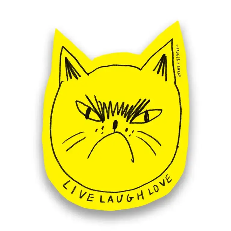 Badger & Burke Badger & Burke Live Laugh Love Sticker