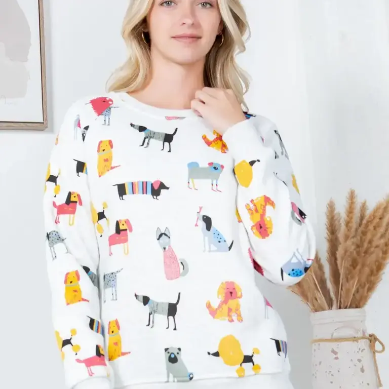 Soul LA Soul Printed Sweatshirt