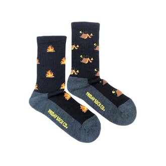 Friday Sock Co Friday Sock Co Women's Merino Socks Camping At Night