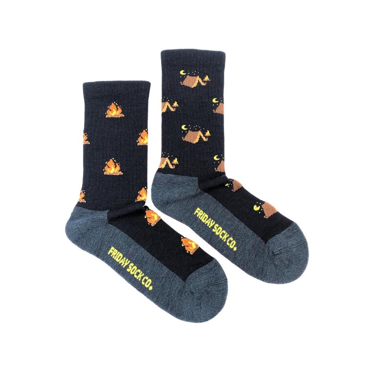 Friday Sock Co Friday Sock Co Women's Merino Socks Camping At Night
