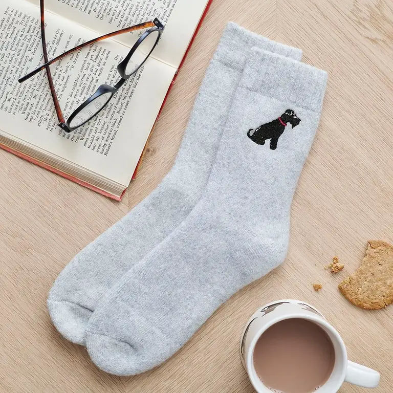 Sweet William Sweet William Wool Blend Dogwalker Socks Light Grey