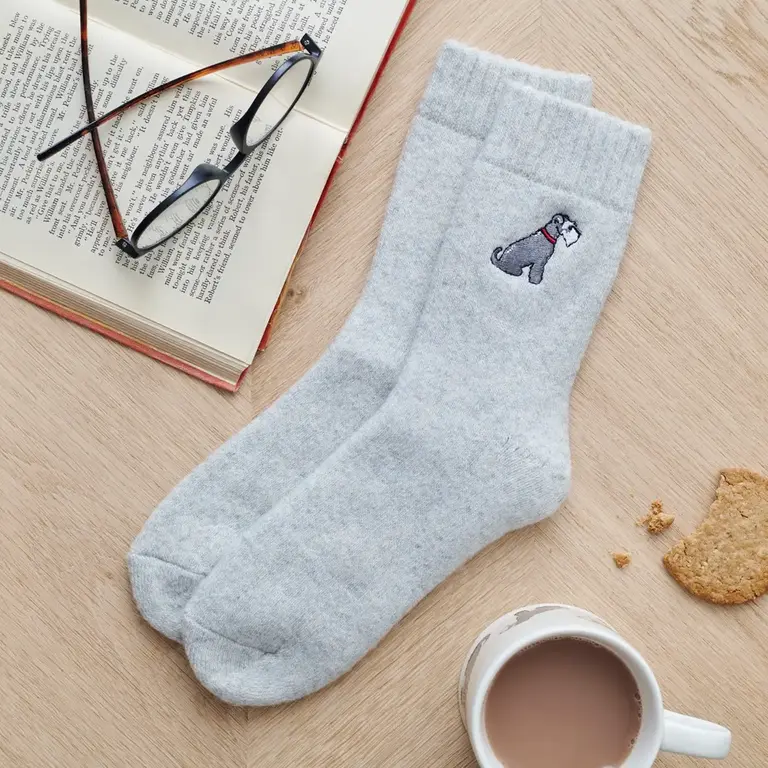 Sweet William Sweet William Wool Blend Dogwalker Socks Light Grey