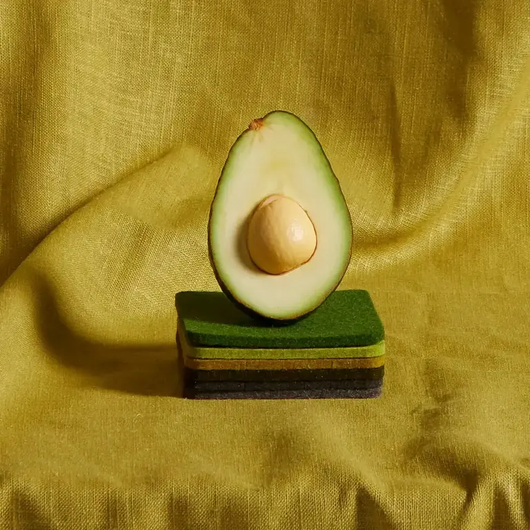 Graf Lantz Graf Lantz Merino Coasters S/4 Square - Forest