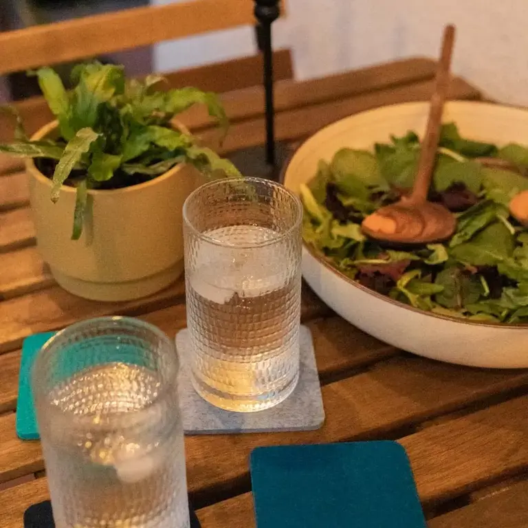 Graf Lantz Graf Lantz Merino Coasters Set 4 Square - Ocean