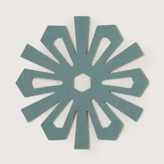 Graf Lantz Graf Lantz Merino Snowflake Trivet - Spruce