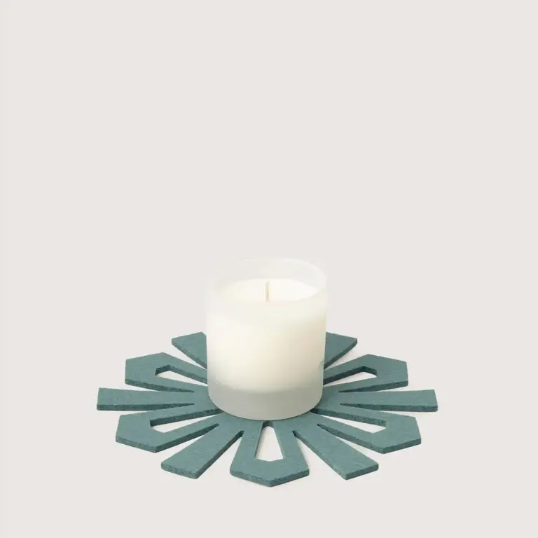 Graf Lantz Graf Lantz Merino Snowflake Trivet - Spruce