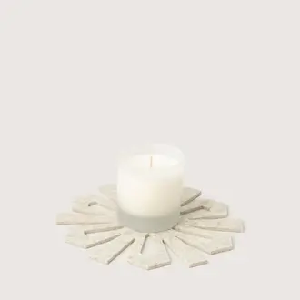 Graf Lantz Graf Lantz Merino Snowflake Trivet - Heather White