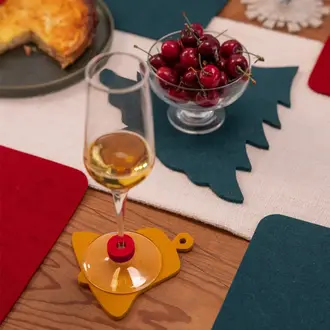 Graf Lantz Graf Lantz Merino Tree Trivet - Kombu