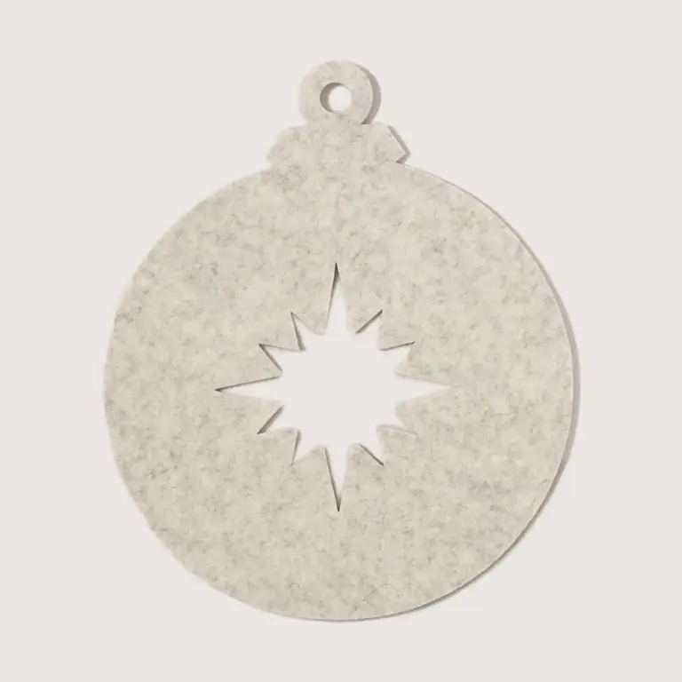 Graf Lantz Graf Lantz Merino Bauble Trivet - Heather White