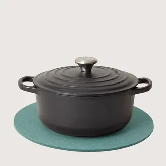 Graf Lantz Graf Lantz Merino Wool Round Trivet 12" Spruce