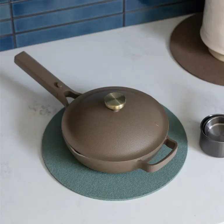 Graf Lantz Graf Lantz Merino Wool Round Trivet 12" Spruce