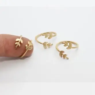 Madini Madini Leaf Adjustable Ring