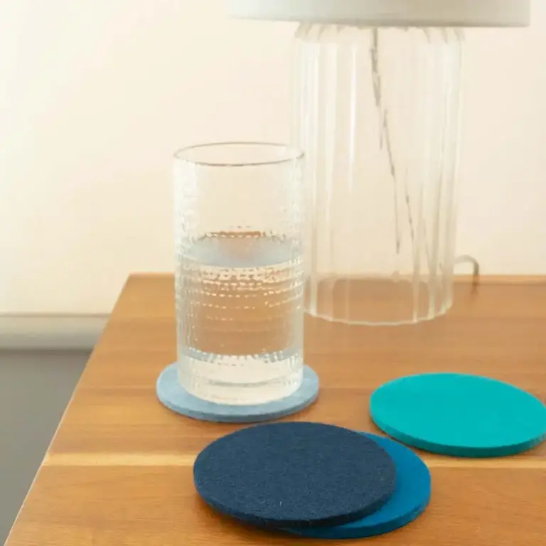 Graf Lantz Graf Lantz - Felt Coasters Set 4 Round - Ocean