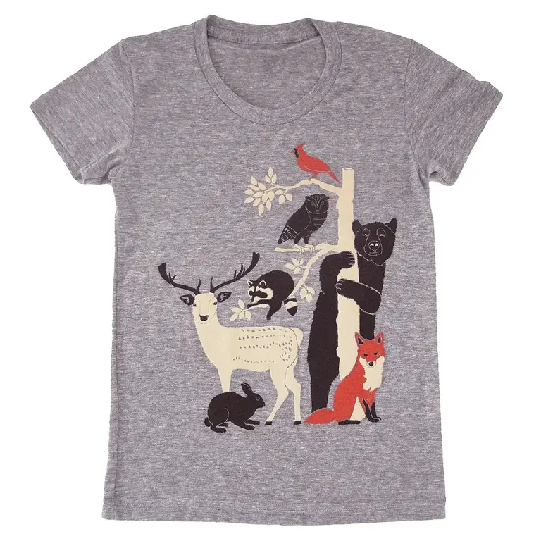 Gnome Enterprises Gnome Enterprises Women's Tshirt Forest Friends