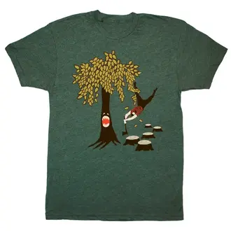 Gnome Enterprises Gnome Enterprises Unisex Tshirt Tree vs LJ