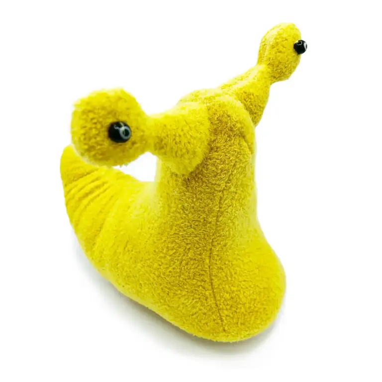 Hissing Mink Hissing Mink Handmade Banana Slug Stuffie - Mini 12"