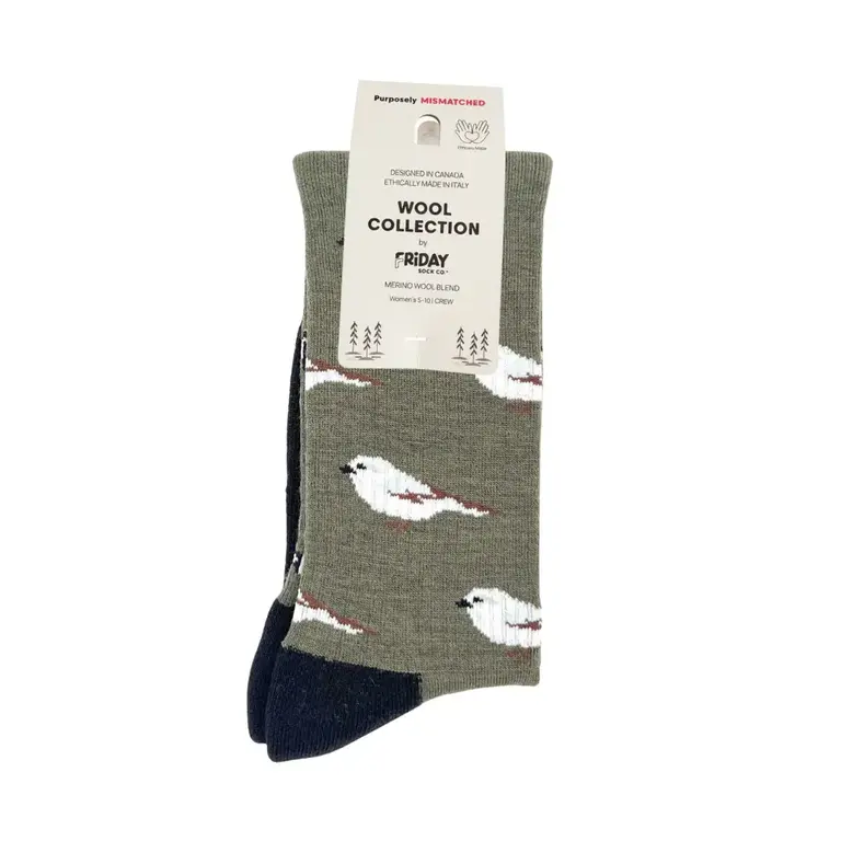 Friday Sock Co Friday Sock Co Women's Merino Socks Birdwatching