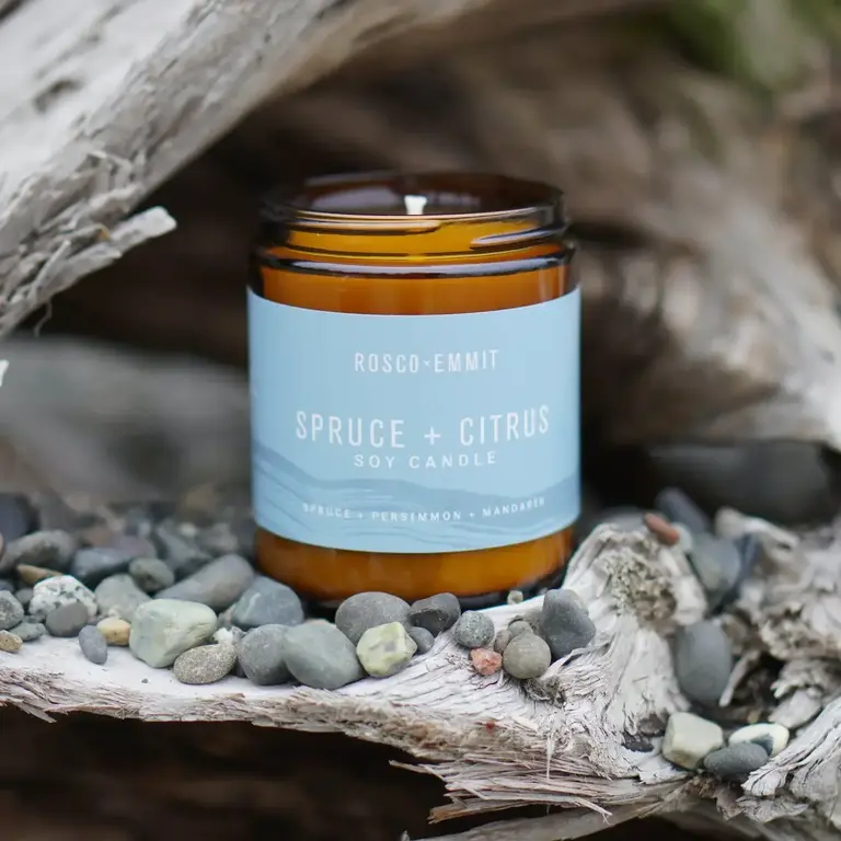 Rosco x Emmit Rosco + Emmit Soy Candle Spruce & Citrus