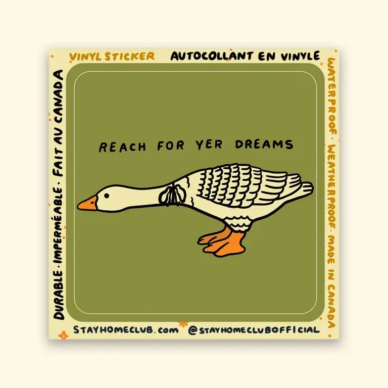 SHC SHC  Reach For Yer Dreams Sticker