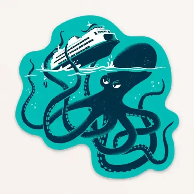 Factory 43 Factory Kraken Ferry Sticker