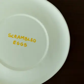Sisi Sisi Ceramic Plate Scrambled Eggs 22cm