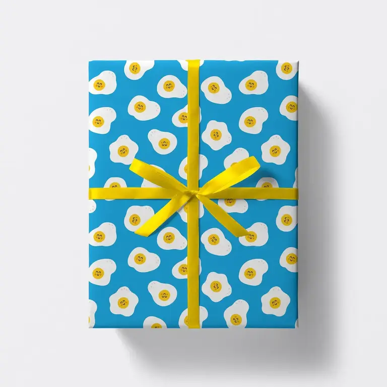 Studio Boketto Studio Boketto Gift Wrap Single Sheet - Eggs