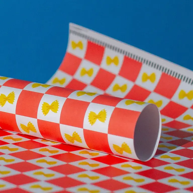 Studio Boketto Studio Boketto Gift Wrap Single Sheet - Farfalle