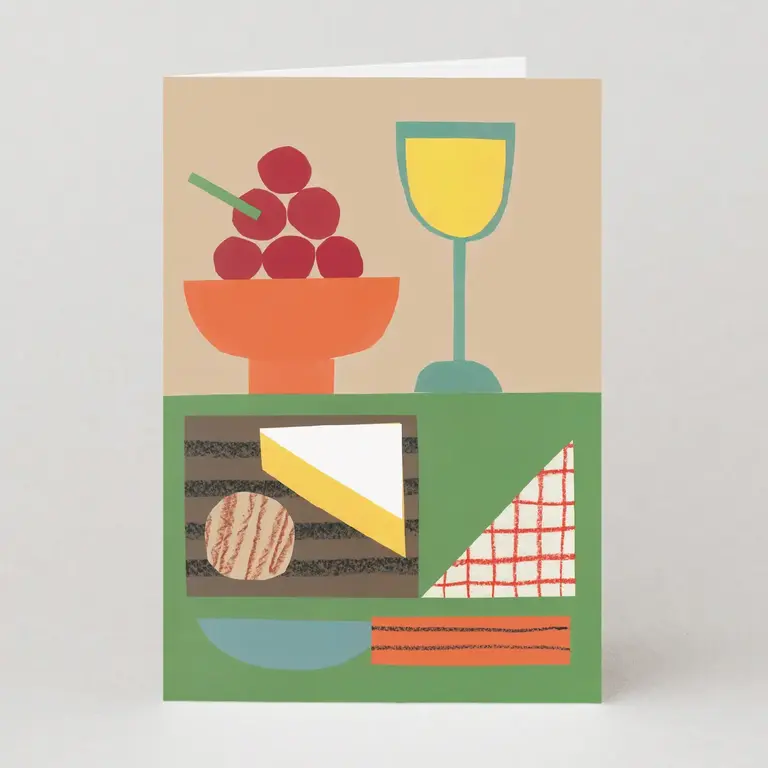 Studio Boketto Studio Boketto Cheese & Wine Card