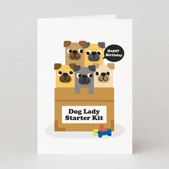 Studio Boketto Studio Boketto Dog Lady Starter Kit Card