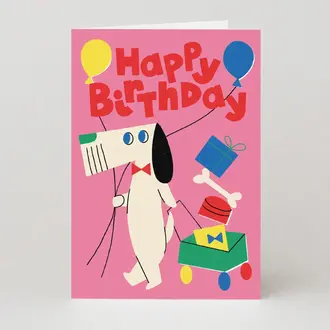 Studio Boketto Studio Boketto Doggy Birthday Card