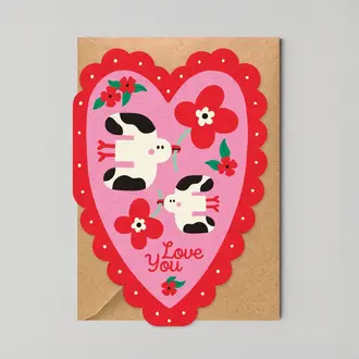 Studio Boketto Studio Boketto Love Birds Valentine Card