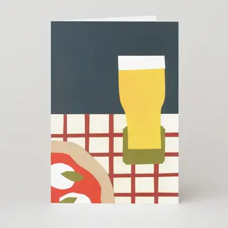 Studio Boketto Studio Boketto Pizza and Pint Card