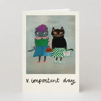 Studio Boketto Studio Boketto v. Important Day Cat Card