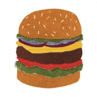Isatopia Isatopia Burger Sticker
