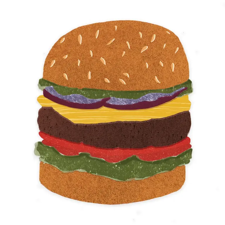 Isatopia Isatopia Burger Sticker