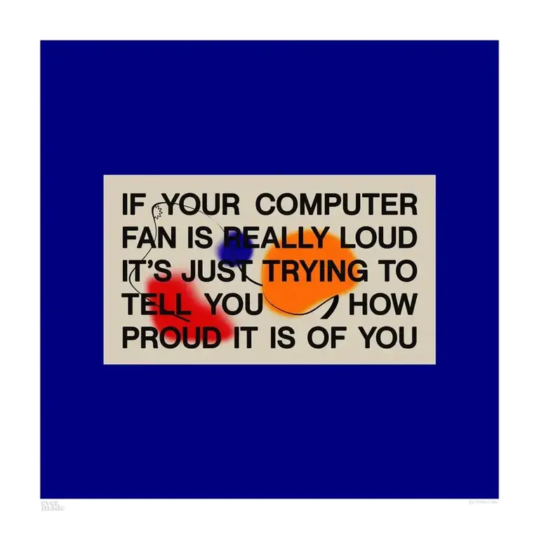 Evermade Evermade Computer Fan Art Print 33cm Unframed