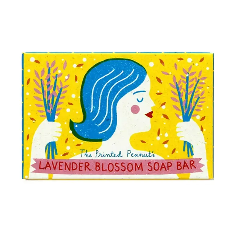 Printed Peanut Printed Peanut Lavender Blossom Handmade Soap