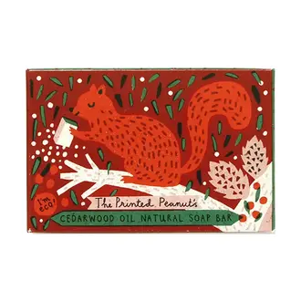 Printed Peanut Printed Peanut Cedarwood Handmade Soap