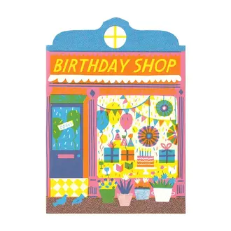 Printed Peanut Printed Peanut Birthday Shop Diecut Card