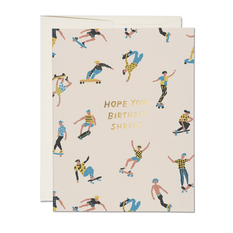 Red Cap Cards Red Cap Cards Shreds Card