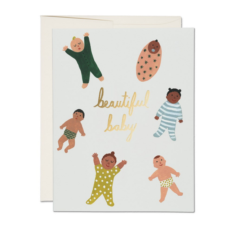 Red Cap Cards Red Cap Cards Beautiful Baby Card
