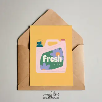Mad Love Creative Mad Love Creative Fresh Start Card