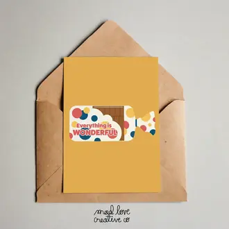 Mad Love Creative Mad Love Creative Everything is Wonderful Card