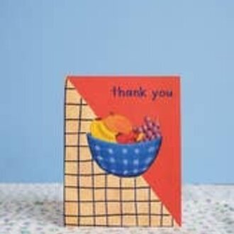 Small Adventure Small Adventure - Fruit Bowl Thank You Card