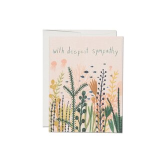 Red Cap Cards Red Cap Cards Underwater Sympathy Card