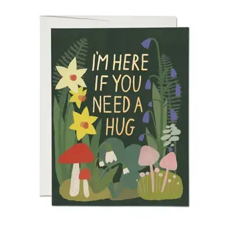 Red Cap Cards Red Cap Garden Hug Sympathy Card