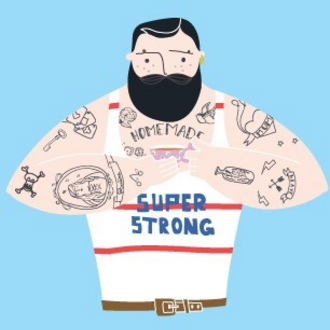 Paper E Clips PEC Strong Dad Card