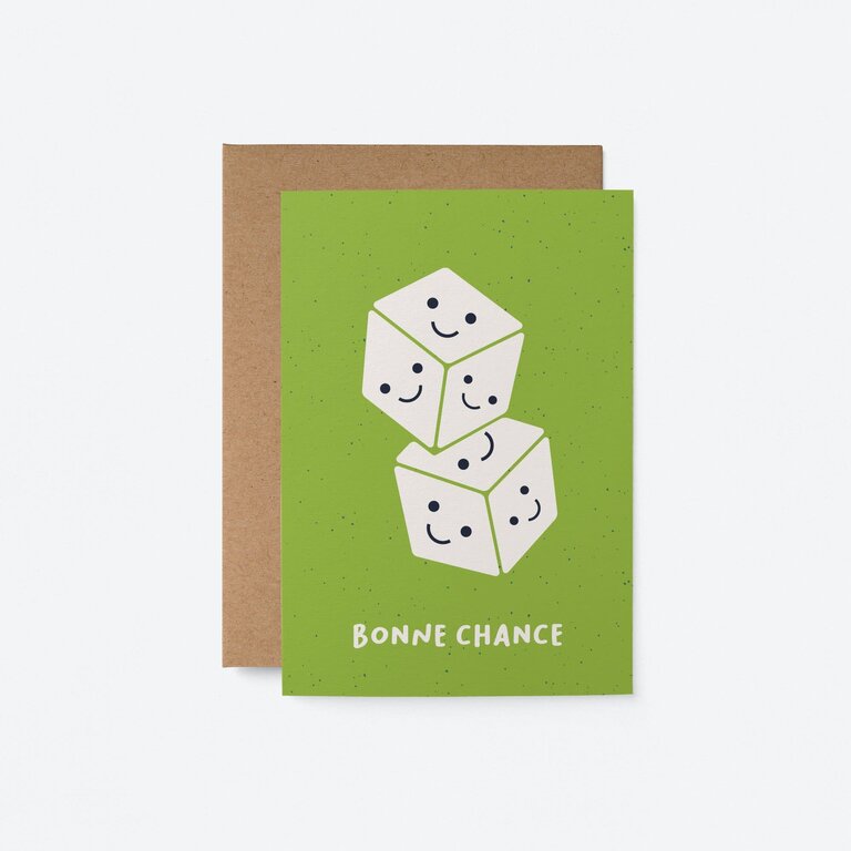 Paper E Clips PEC Bonne Chance Card