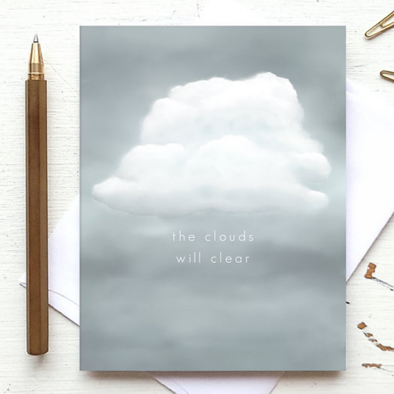 Hello Yellow Canary Yellow Canary - Clouds Will Clear Card